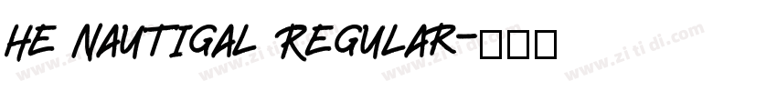 he Nautigal Regular字体转换